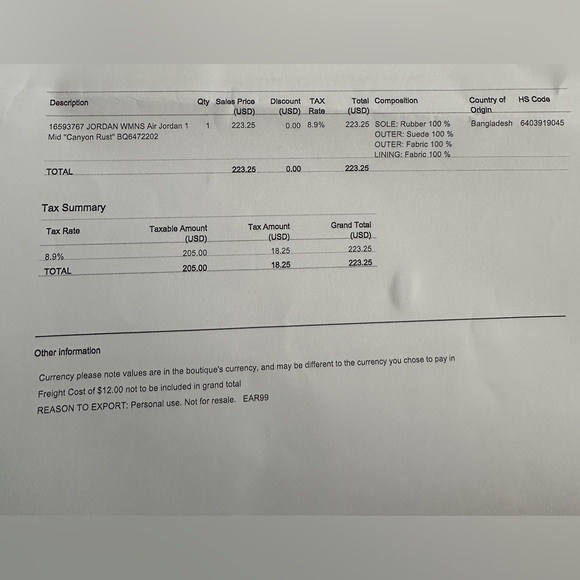 Women’s Nike Air Jordan’s Mid 1 Size 10.5 Canyon Rust - Picture 9 of 9